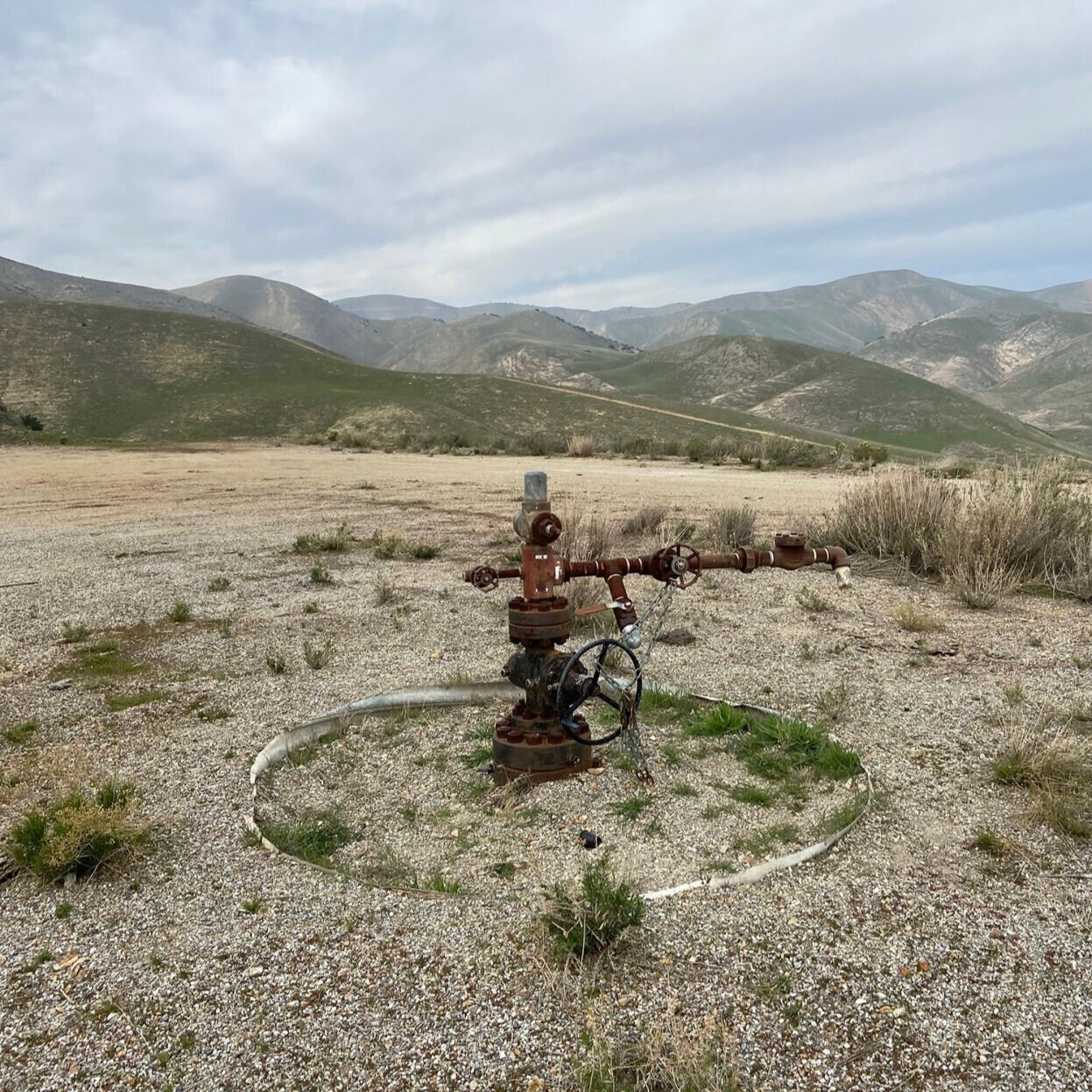 The Sevier Well, located on Bureau of Land Management land in California, was orphaned when its driller filed for bankruptcy in 2017.